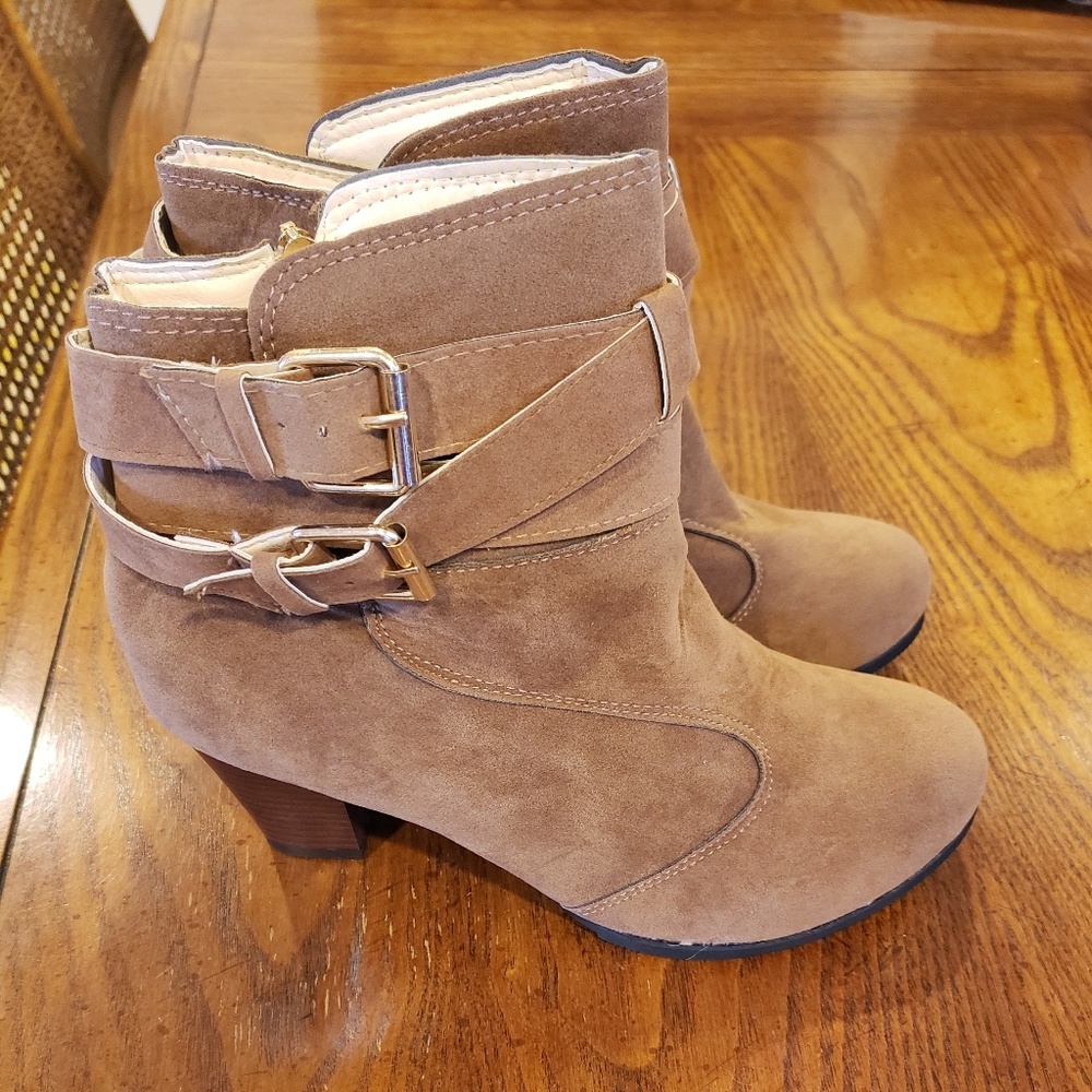 Tan Booties